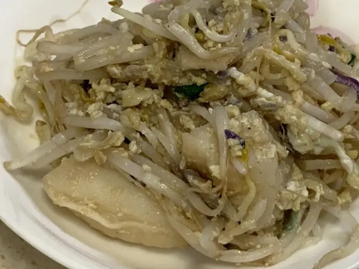 숙주계란볶음 완성 사진