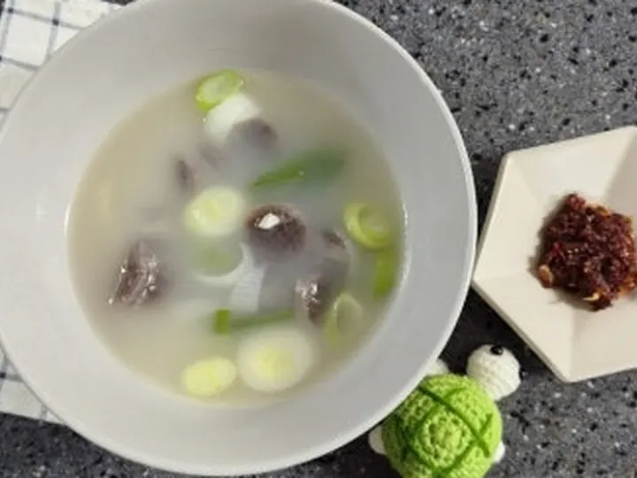순대국밥 완성 사진