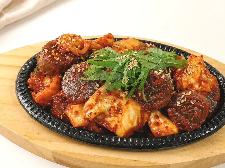 순대볶음 완성 사진