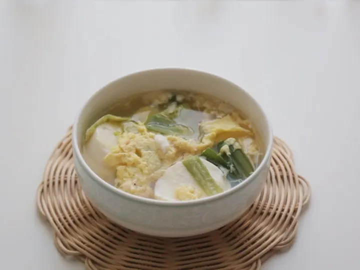 순두부계란탕 완성 사진