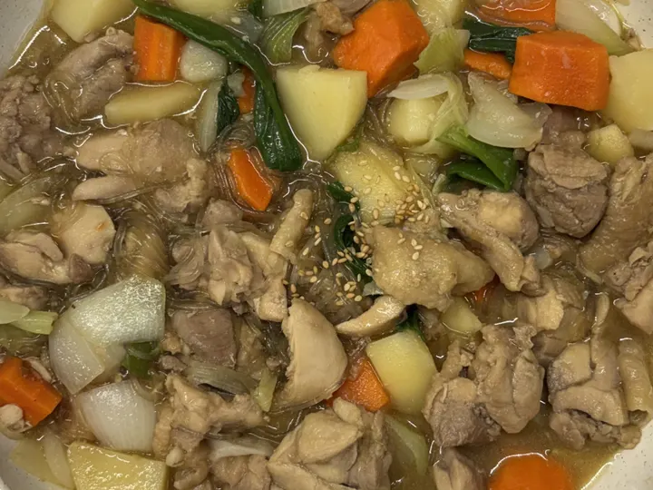 순살찜닭 완성 사진