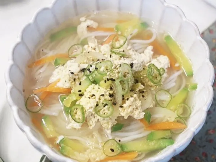 아기국수 완성 사진
