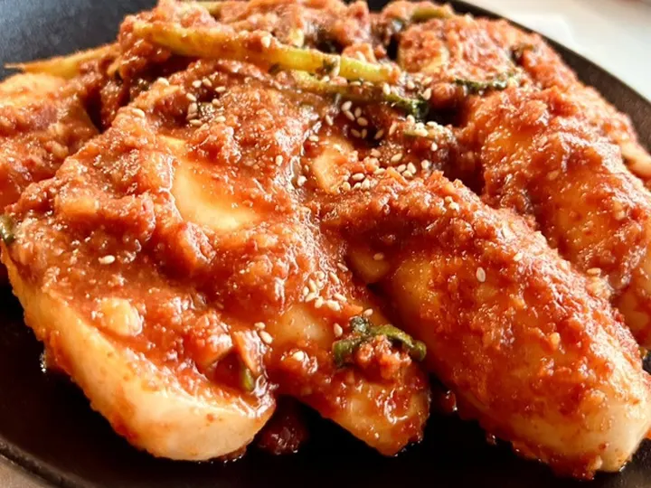 알타리김치 완성 사진