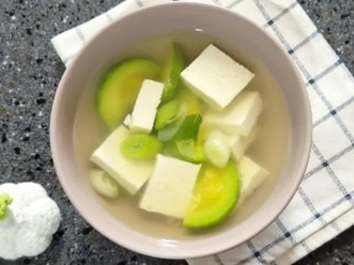 애호박새우젓국 완성 사진
