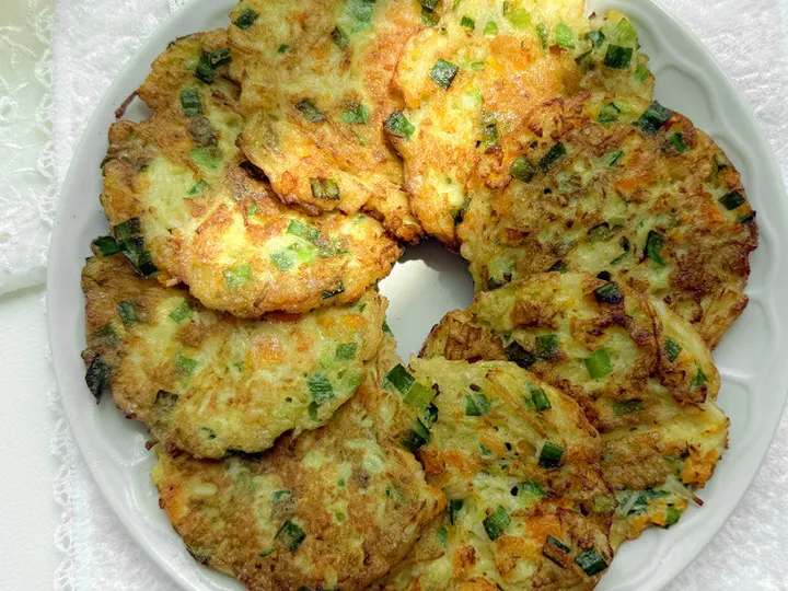 야채전 완성 사진