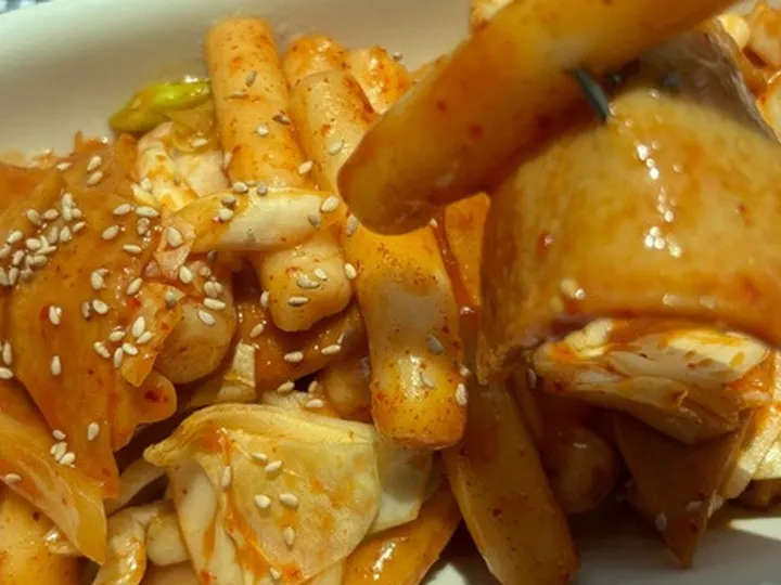 양배추떡볶이 완성 사진