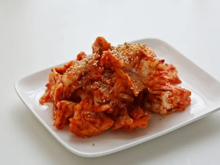 양배추무침 완성 사진