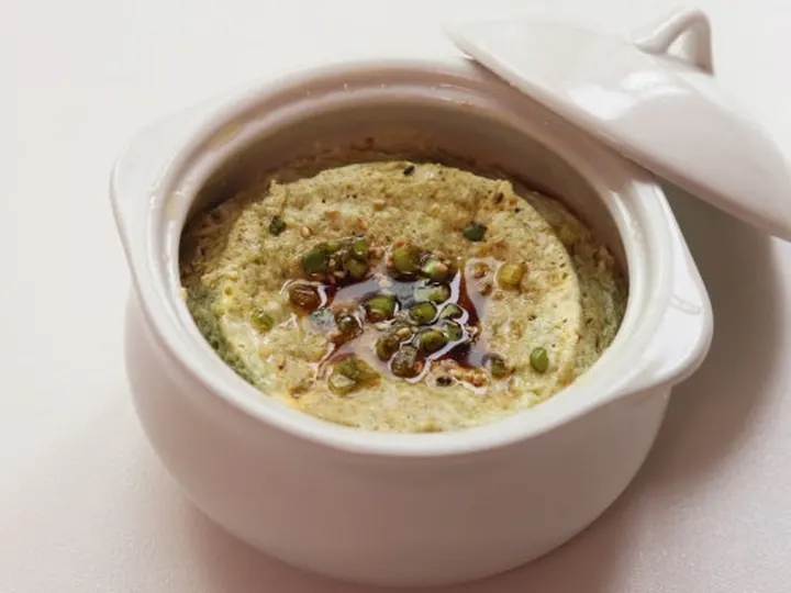 연두부계란찜 완성 사진
