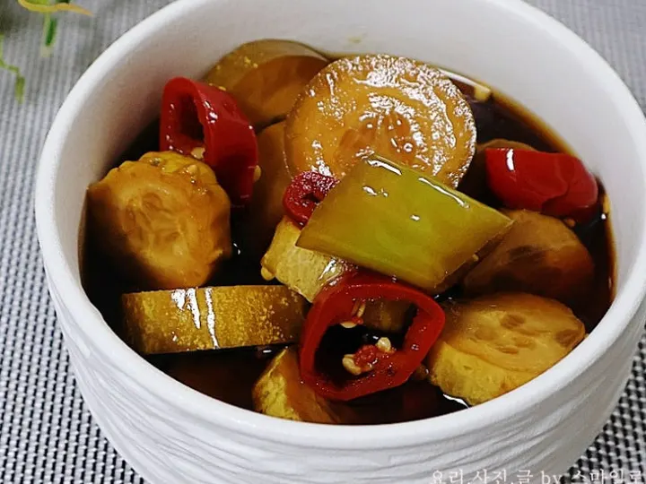 오이장아찌 완성 사진