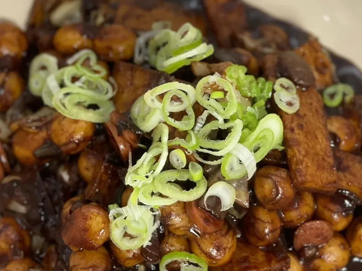 짜장떡볶이 완성 사진