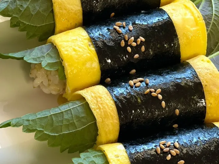 참치김치김밥 완성 사진