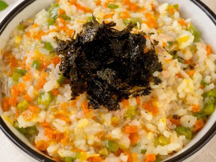 참치죽 완성 사진