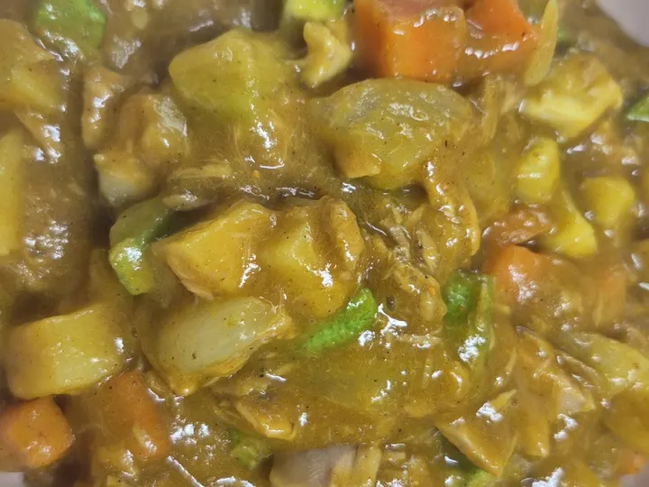 참치카레 완성 사진