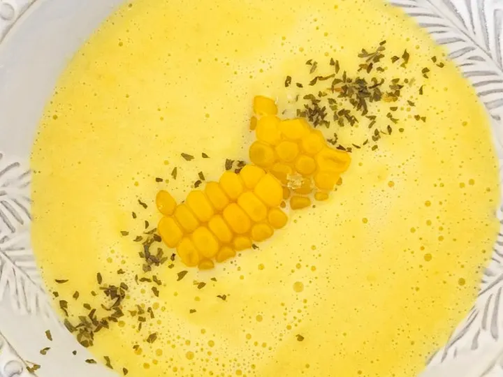초당옥수수스프 완성 사진