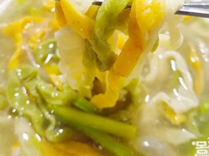칼국수 완성 사진