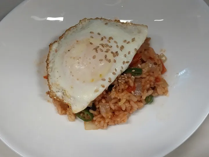 토마토볶음밥 완성 사진