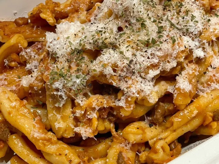토마토파스타 완성 사진