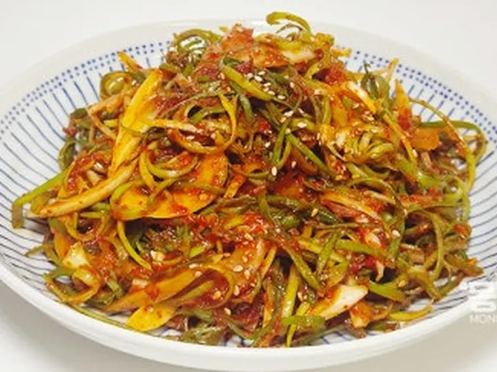 파채무침 완성 사진