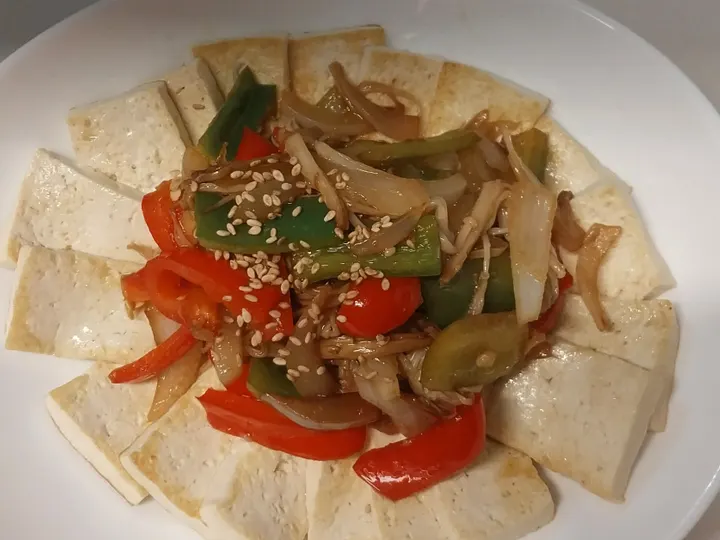 팽이버섯볶음 완성 사진