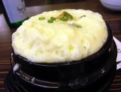 전자레인지 달걀찜 완성 사진