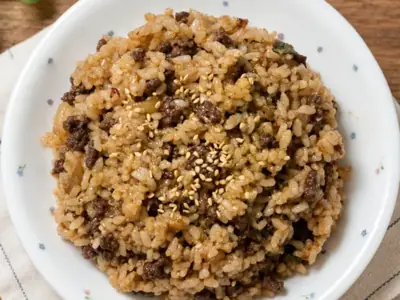 후추볶음밥 완성 사진