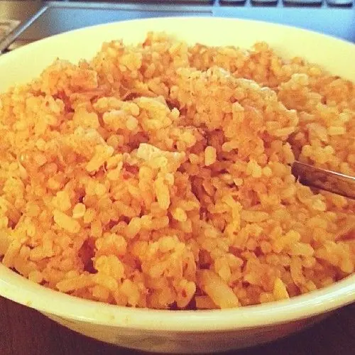 참치김치볶음밥 완성 사진
